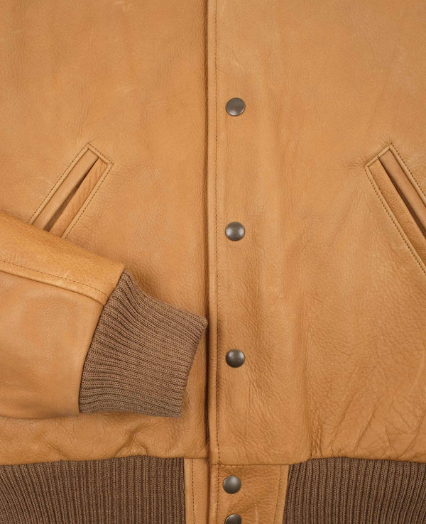 All-City Leather Jacket - Rust