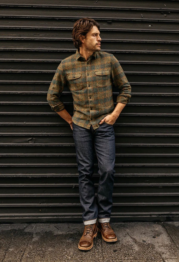 THE HAMMER STRAIGHT TEACORE - RAW 14.5OZ SELVEDGE Denim Jeans