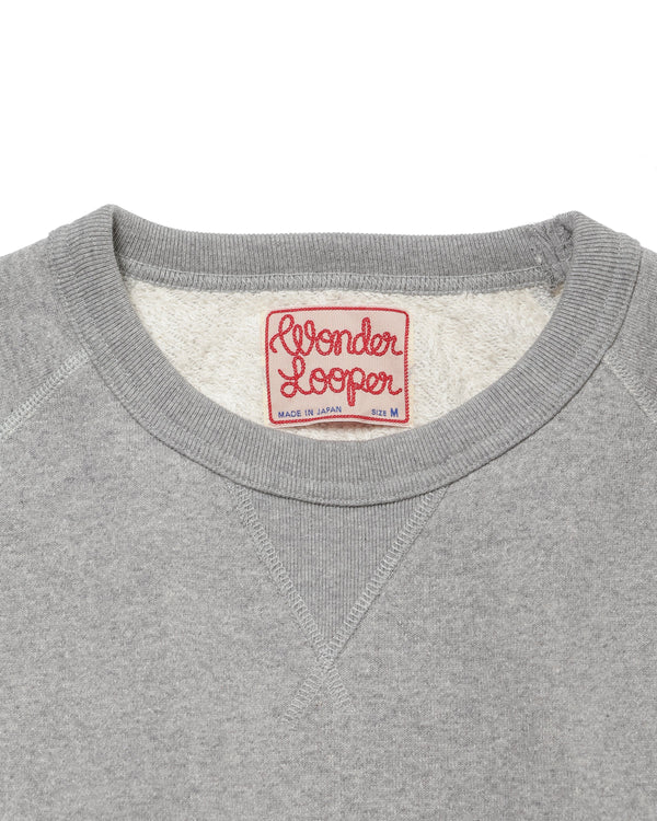 Pullover Crewneck - Super Looper French Terry - Heather Grey
