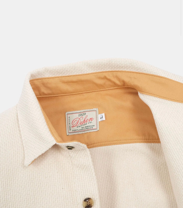 Crissman Overshirt - Natural Sashi-Ori