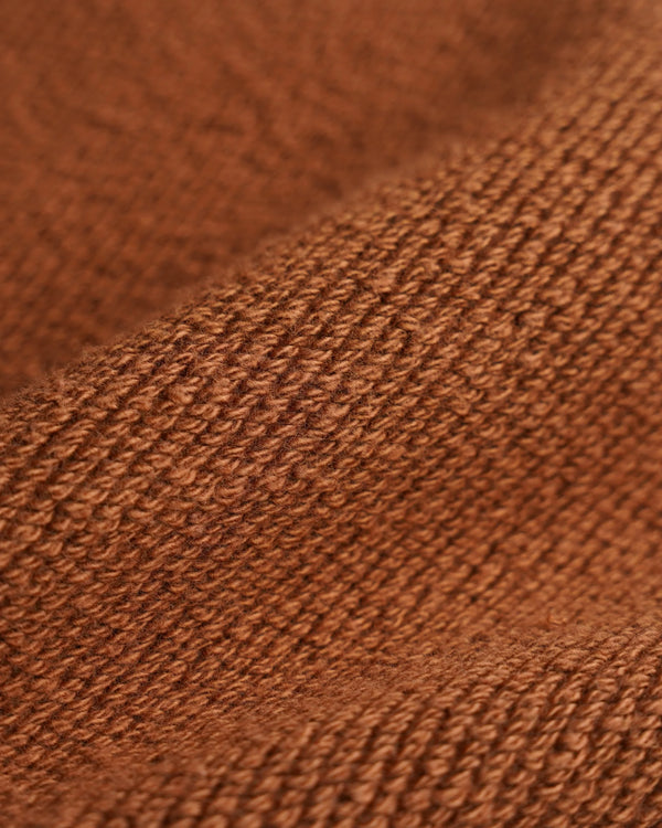 Zip Hoodie - Double Heavyweight French Terry - Rust