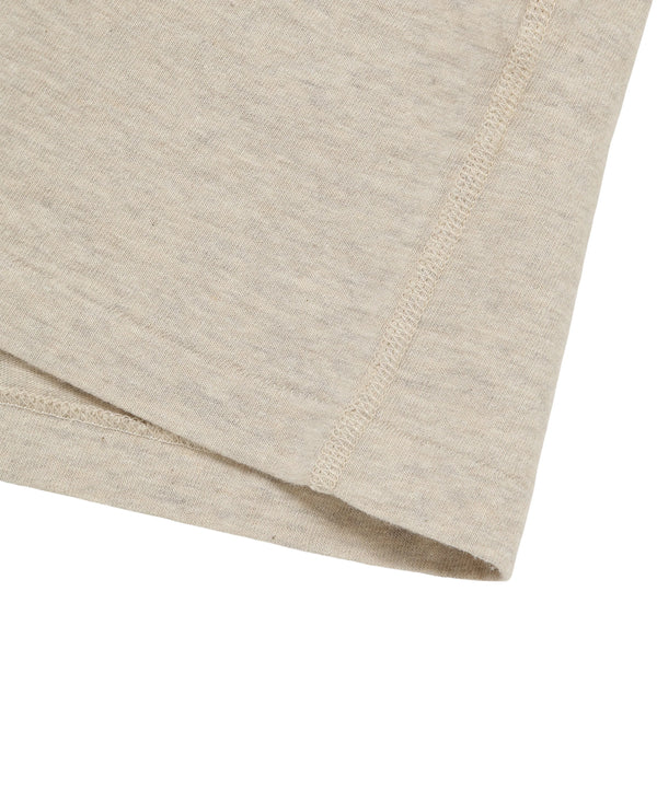 Recycled Cotton Foxfibre® Ringer T - Stone