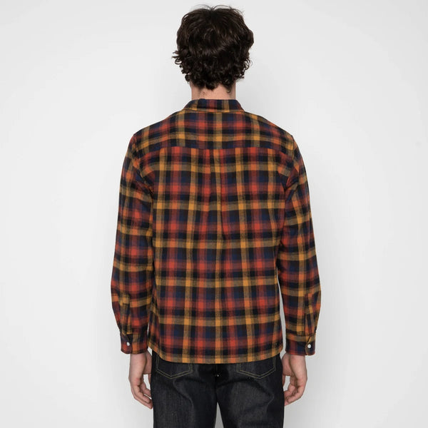TRUE SHIRT
Shaggy Flannel - Red/Amber/Navy