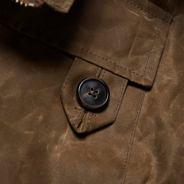 “Swedish” Tan Motorcycle Waxed Canvas Jacket (Ltd. Ed. 100 pcs)
