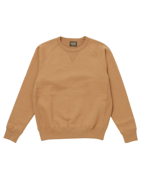 Pullover Crewneck - Foxfibre® Double Heavyweight French Terry - Coyote 80