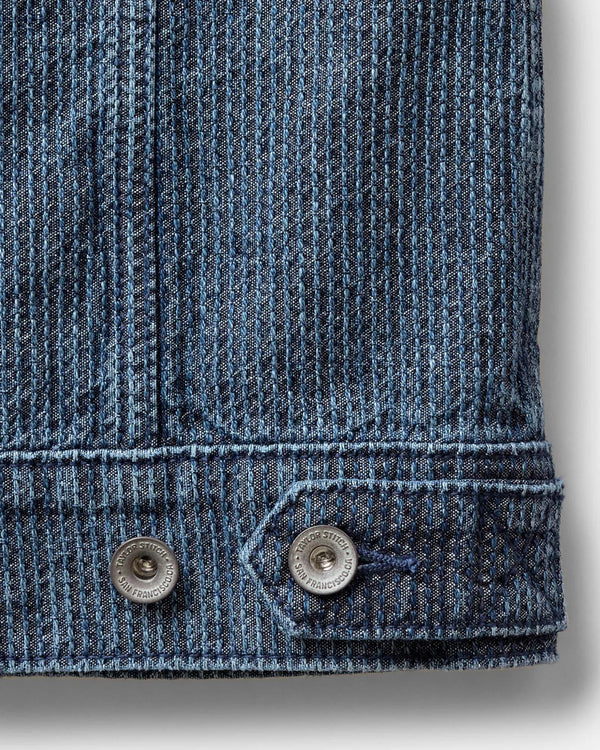 Limited Edition - The Ryder Jacket
in Japanese Washed Indigo Sashiko