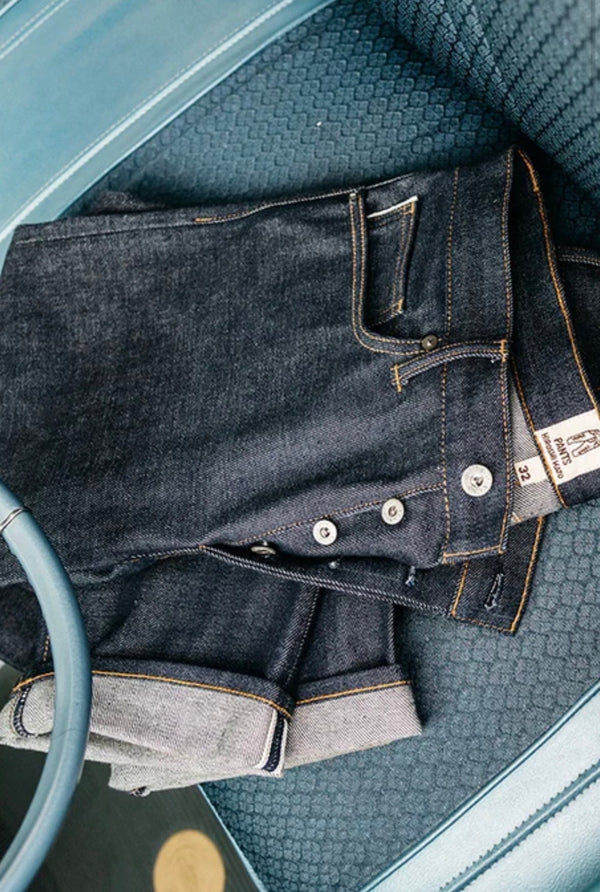 THE HAMMER STRAIGHT TEACORE - RAW 14.5OZ SELVEDGE Denim Jeans