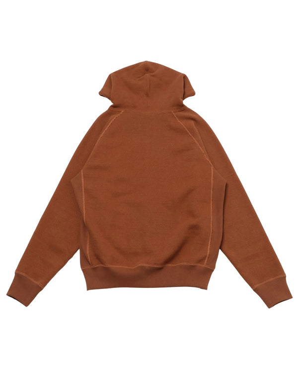 Zip Hoodie - Double Heavyweight French Terry - Rust