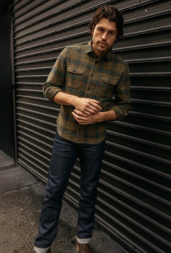THE HAMMER STRAIGHT TEACORE - RAW 14.5OZ SELVEDGE Denim Jeans