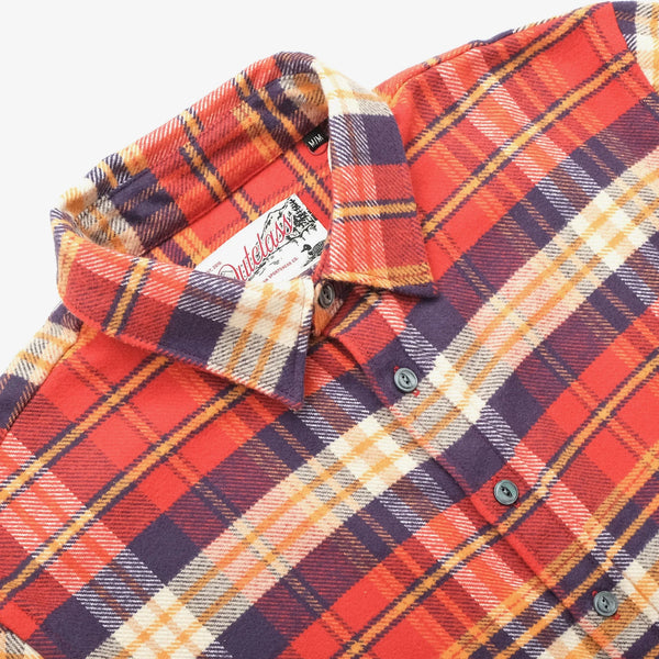 Vintage Plaid Blanket Easy Shirt