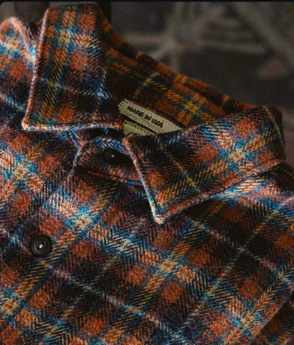 The Ripper Triple Twisted Plaid Shirt - Solstice