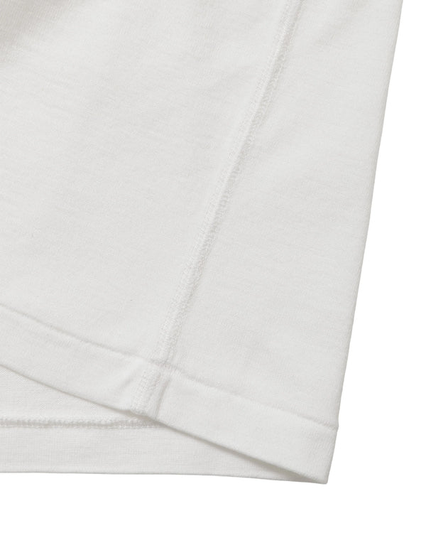 Crewneck T-shirt - Ultimate Pima Tsuriami - White