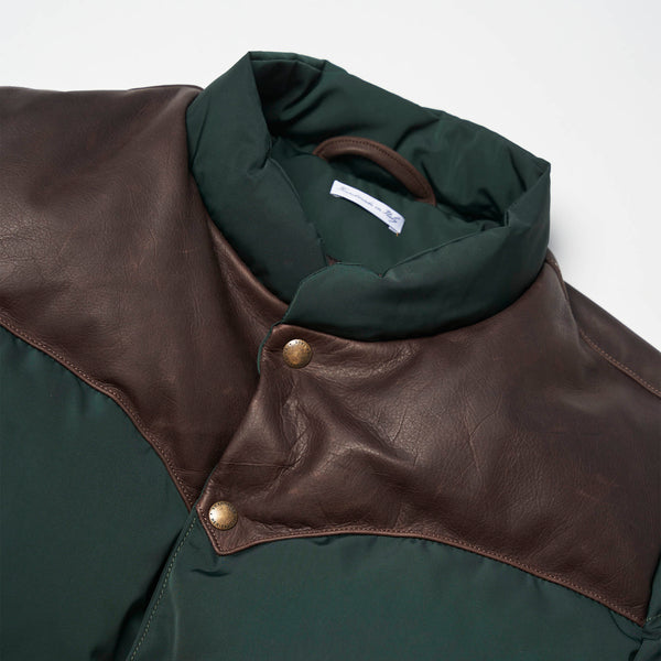 “Bivacco” Forest Green Western Down Jacket