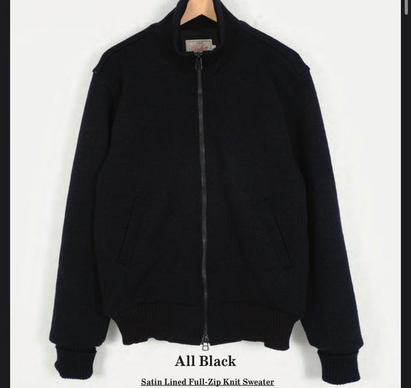 Full Throttle Moto Sweater - Black