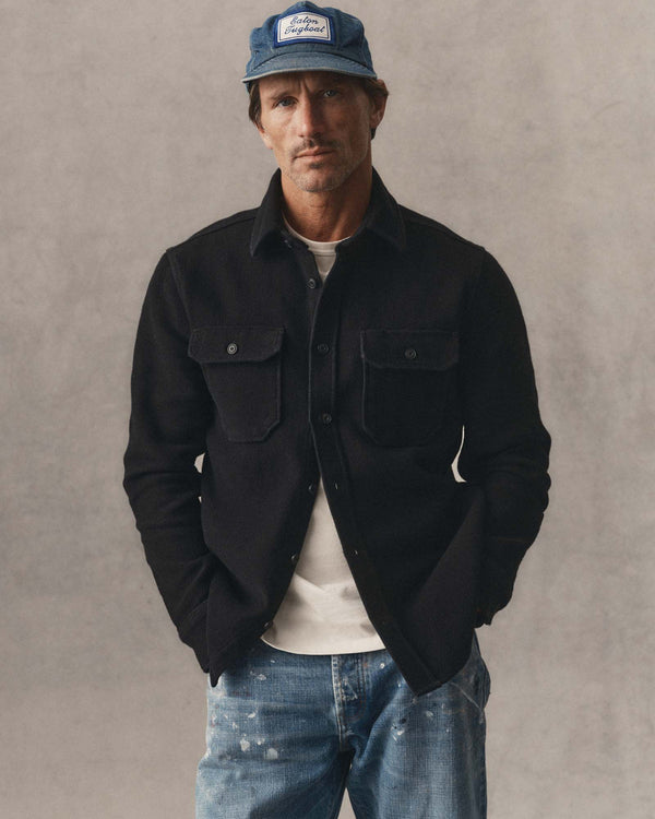 The Division Shirt
in Black Indigo