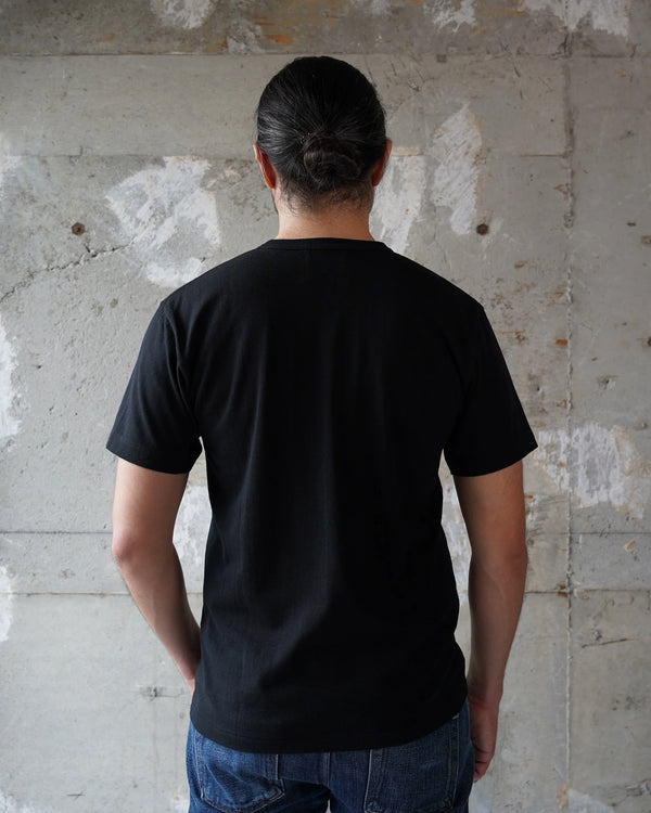 Crewneck T-shirt - Ultimate Pima Tsuriami - Black