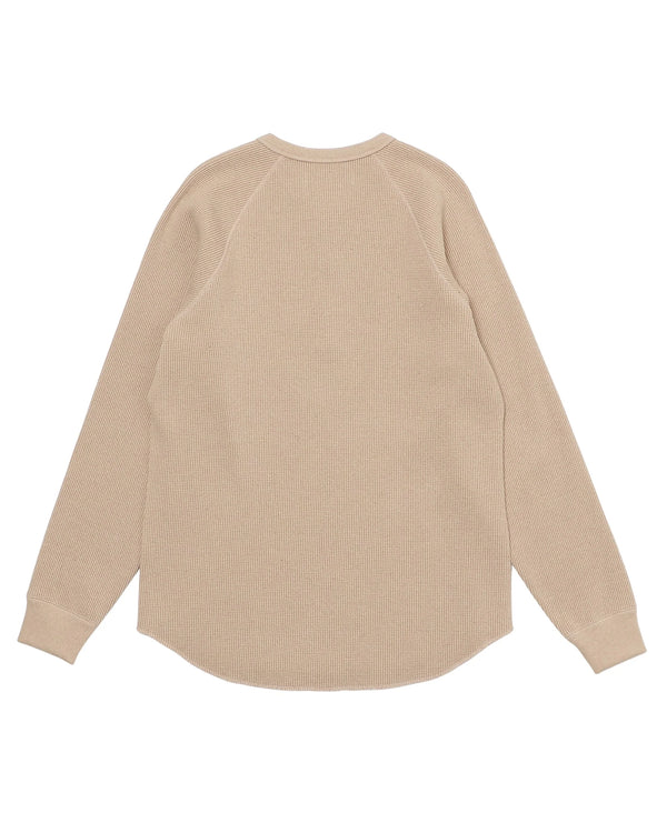 Henley - Foxfibre® Heavyweight Waffle - Coyote 15