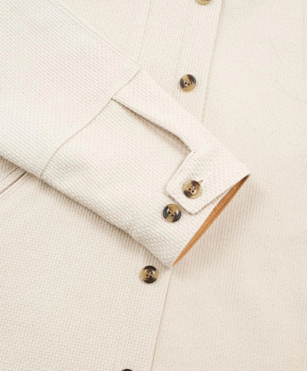Crissman Overshirt - Natural Sashi-Ori