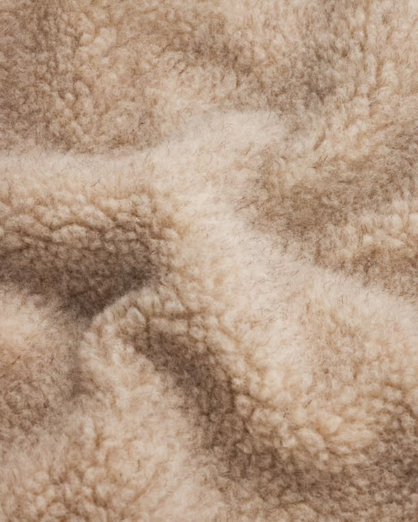 HEROES WOOL FLEECE JACKET - Natural