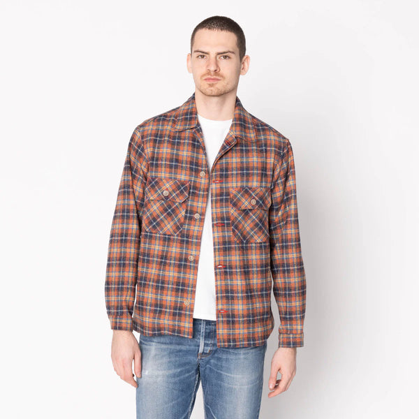 WORK SHIRT Triple Twist Yarn Flannel - Red