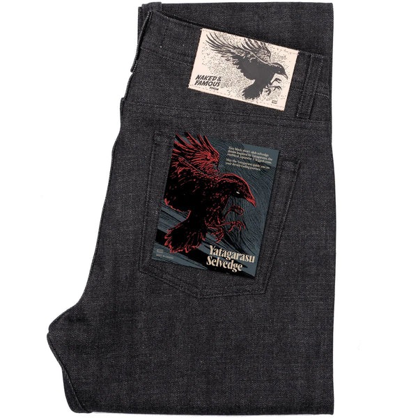 WEIRD GUY Yatagarasu Selvedge Jeans - Black