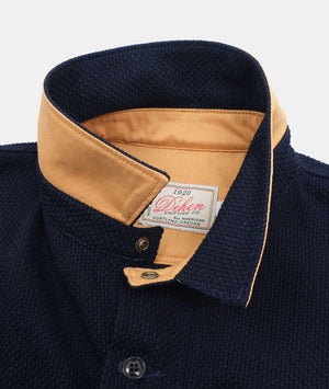 Crissman Overshirt - Indigo Sashiko