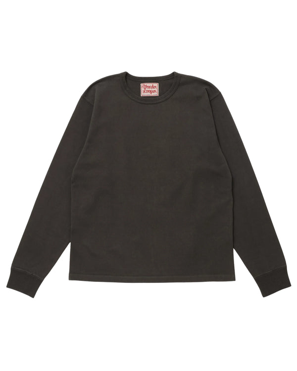 Long Sleeve T-shirt - Double Heavyweight - Sumi Black