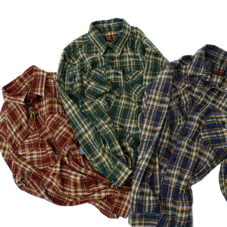502655 SLUBBY FLANNEL SHIRT GREEN