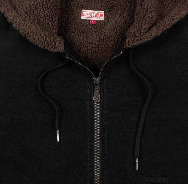 Cavva Fleece Jacket - Washed Black