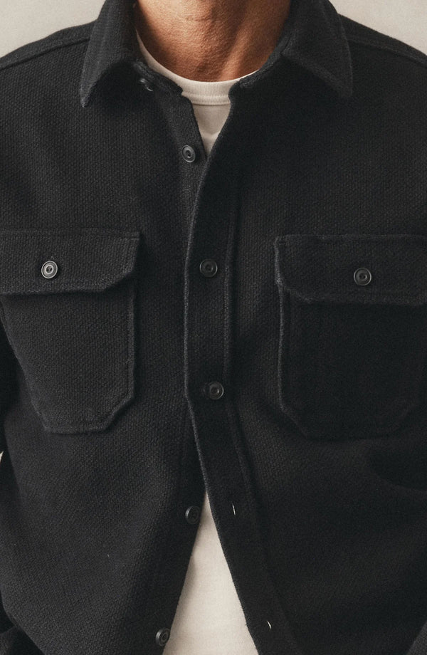 The Division Shirt
in Black Indigo