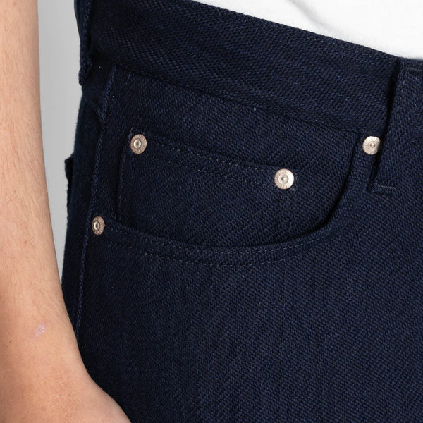 Maekake Dobby - Indigo True Guy Jeans