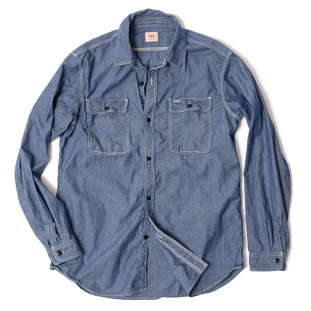 Triple Stitch Work Shirt - Chambray