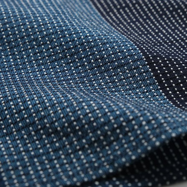 Indigo Sashiko Club Shirt
