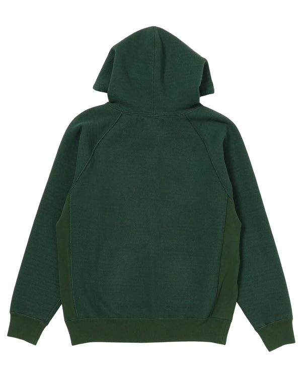 Zip Hoodie - Double Heavyweight French Terry - Racing Green