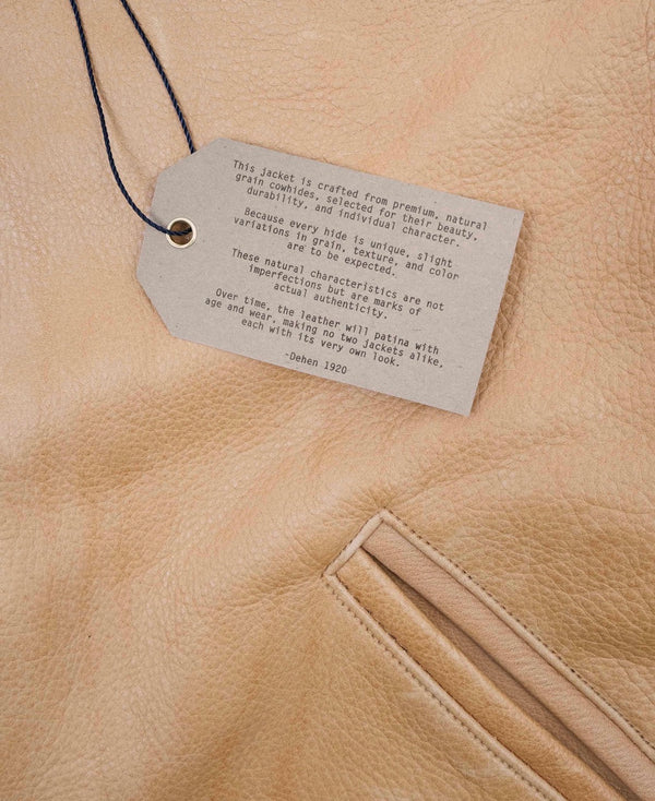 All-City Leather Jacket - Rust