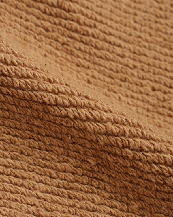 Pullover Crewneck - Foxfibre® Double Heavyweight French Terry - Coyote 80