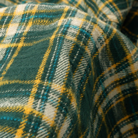 502655 SLUBBY FLANNEL SHIRT GREEN