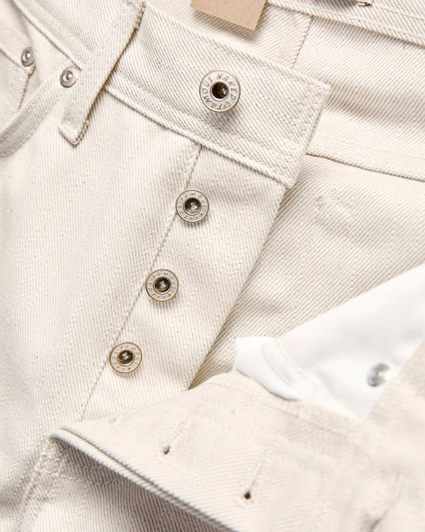 "Tabi" 11.5oz Off White Selvedge Denim - Weird Guy Fit