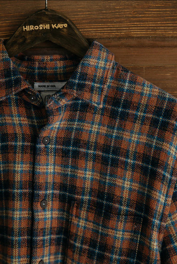 The Ripper Triple Twisted Plaid Shirt - Solstice