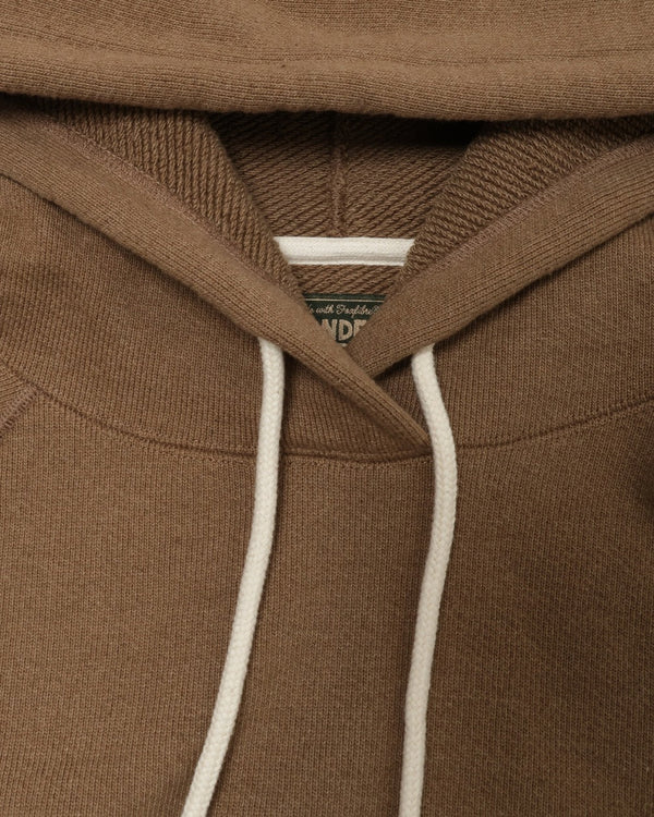 Pullover Hoodie - Iron Mordant Foxfibre® Double Heavyweight French Terry - Coyote 80