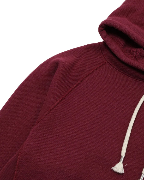 Pullover Hoodie - 876gsm Double Heavyweight French Terry - Burgundy