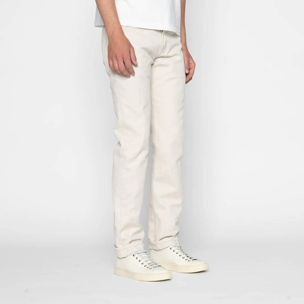 "Tabi" 11.5oz Off White Selvedge Denim - Weird Guy Fit