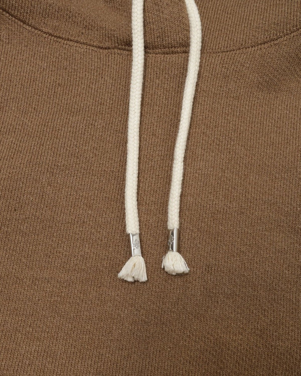 Pullover Hoodie - Iron Mordant Foxfibre® Double Heavyweight French Terry - Coyote 80