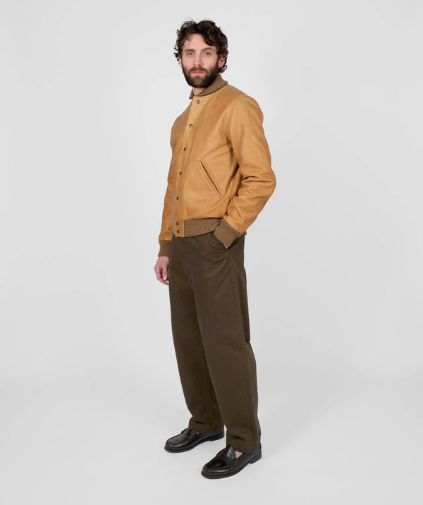 All-City Leather Jacket - Rust