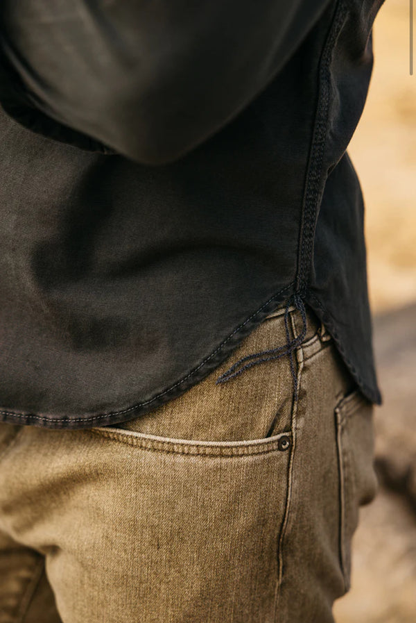 The Brace Stretch Oxford Shirt - Charcoal