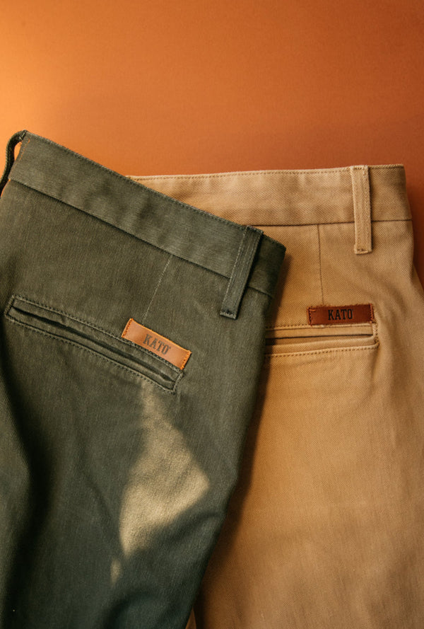 The Axe Denit® Chino - Military Green