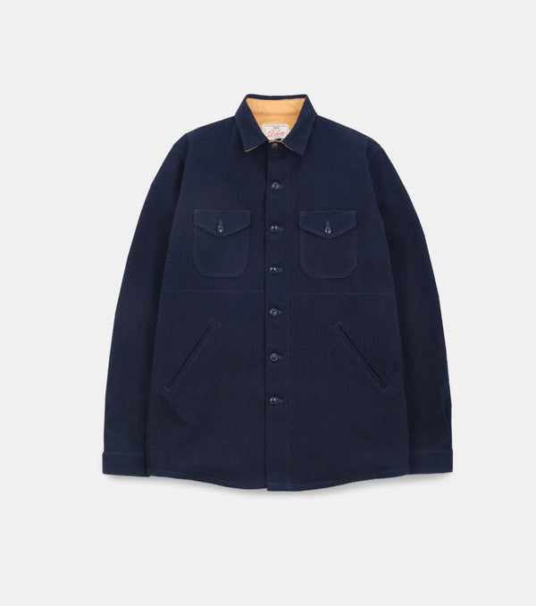 Crissman Overshirt - Indigo Sashiko