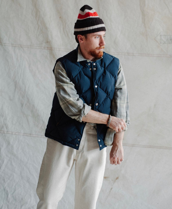 DUBBLE DOWN VEST - NAVY