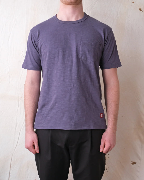 Violet Slub Pocket T-Shirt