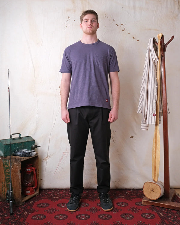 Violet Slub Pocket T-Shirt